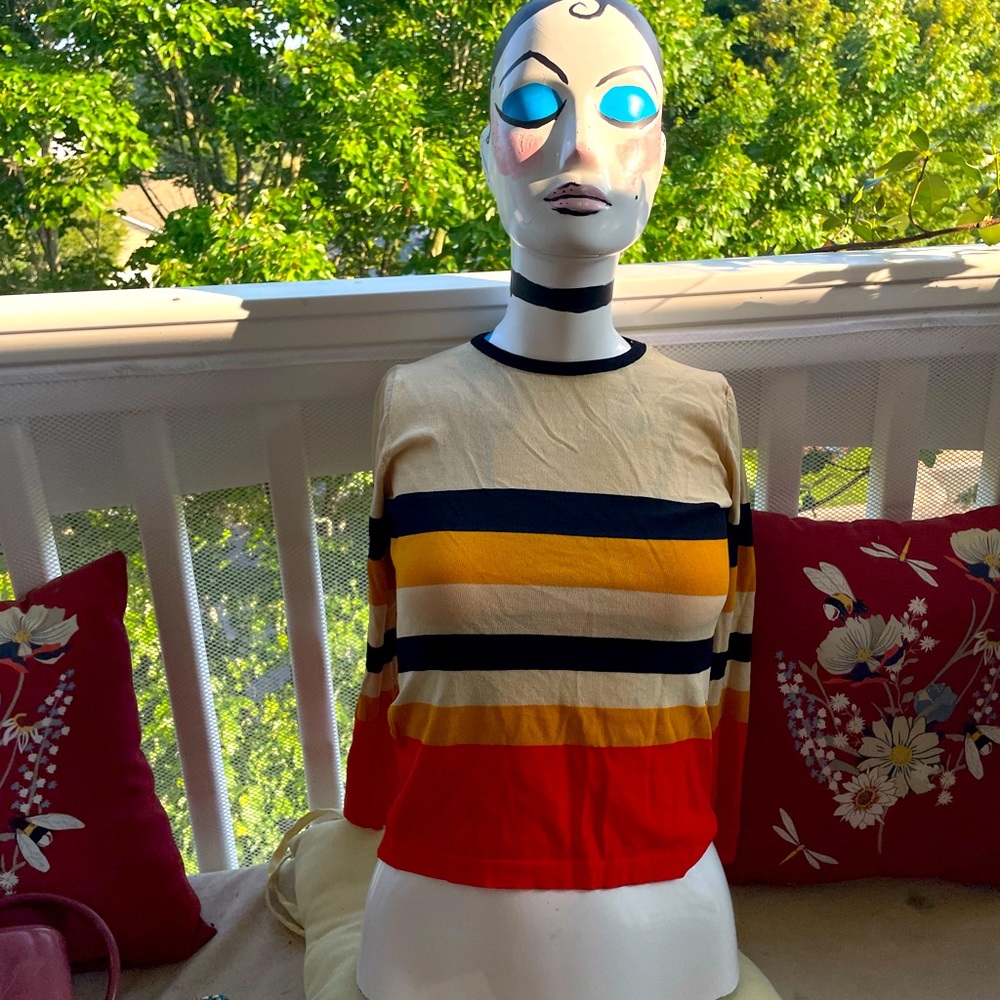 Y2K Striped Top